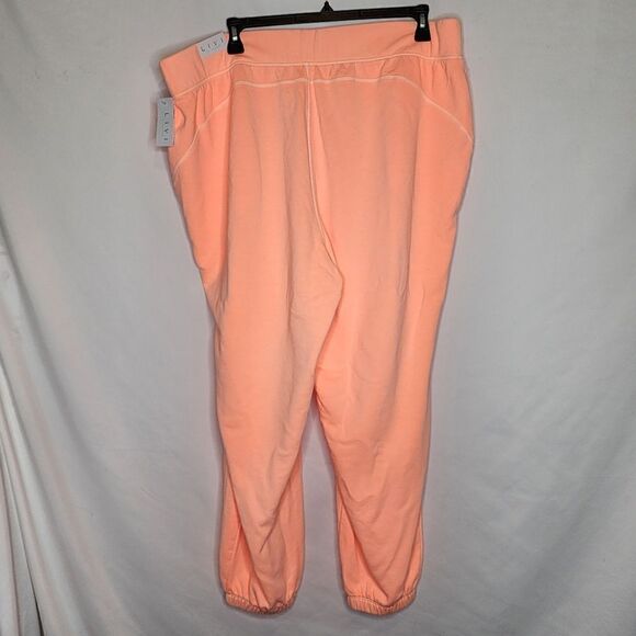 22W 24W Lane Bryant Orange Jogger Pant Sweatpants Pockets Livi Active Plussize - Picture 11 of 11